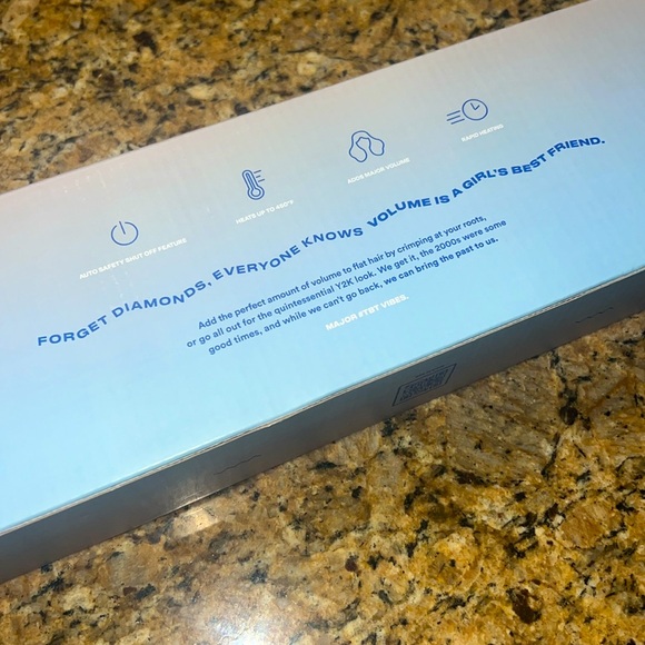 INH Hair Insert Crimp Here Crimping Iron Pink Rose Gold Crimper, New in Box - Picture 4 of 9